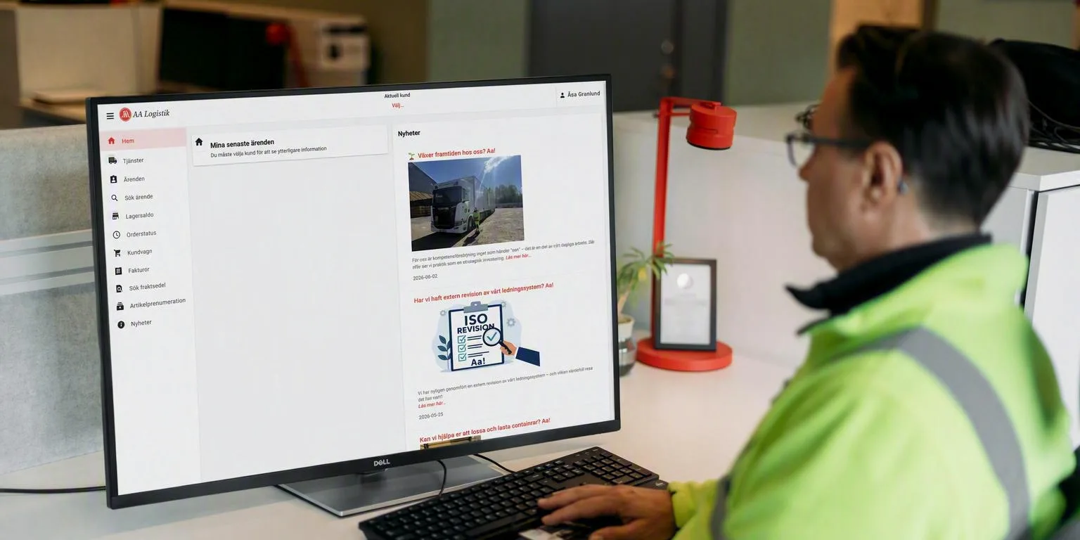 Aa: Har vi branschens smidigaste kundportal?